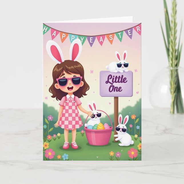 Happy Festive Hunt Little One Card (Front)