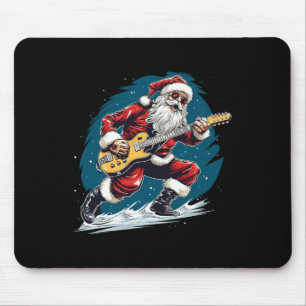 Happy festive Season with this cool Guitar Santa C Mouse Pad