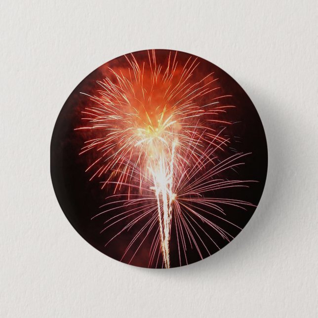 Happy Fireworks Day! Pinback Button (Front)