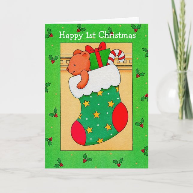 Happy First Christmas - Greeting Card (Front)