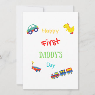 Happy First Daddy's Day Father Day Card