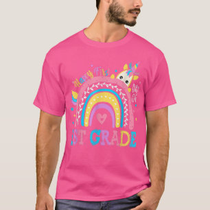 Happy First Day Of 1st Grade Students Teacher Unic T-Shirt