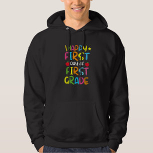 Happy First Day Of 5th Grade Back To School For Bo Hoodie