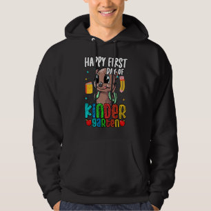 Happy First Day Of Kindergarten Quokka Kids Hoodie