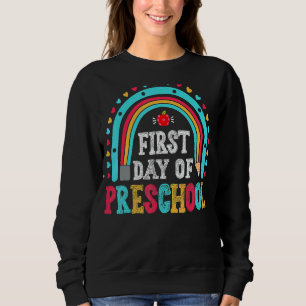 Happy First Day Of Preschool Kids Back To School R Sweatshirt