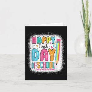 Happy First Day Of School Back To School Boys Girl Card
