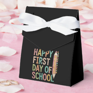 Happy First Day of School Back to School Favor Boxes