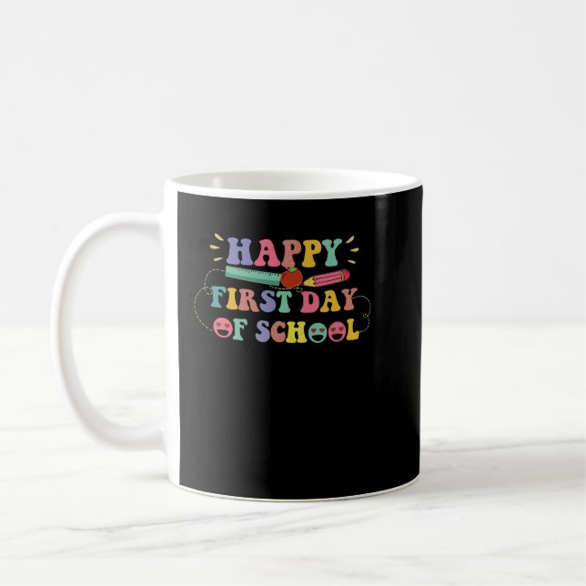 happy first day of school coffee mug (Left)