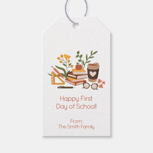 Happy First Day of School Gift Tags