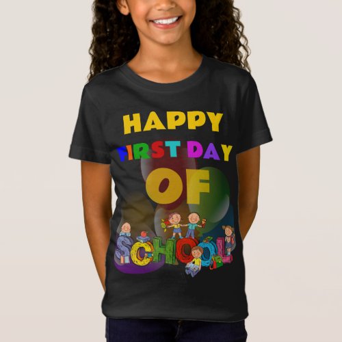 Happy first day of school shirt