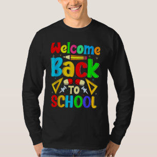 Happy First Day School Welcome Back To School Cute T-Shirt