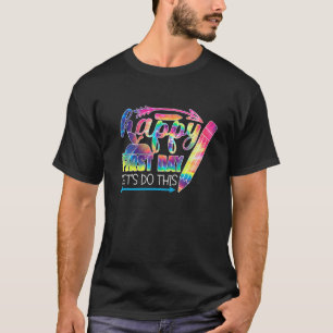 Happy First Day Teacher Hello Back To School Tie D T-Shirt