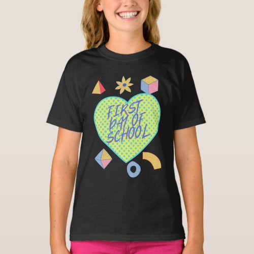 Happy first day to school back of school T_Shirt