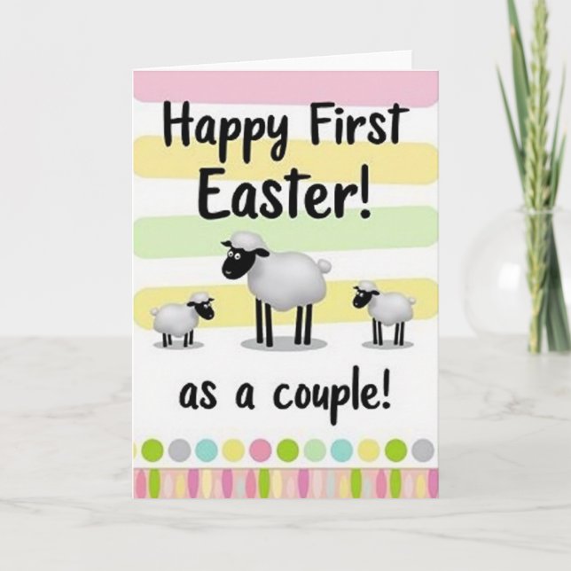 Happy First Easter Together Card (Front)