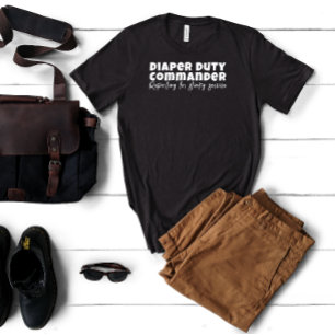 Happy First Father’s Day white letter humor T-Shirt