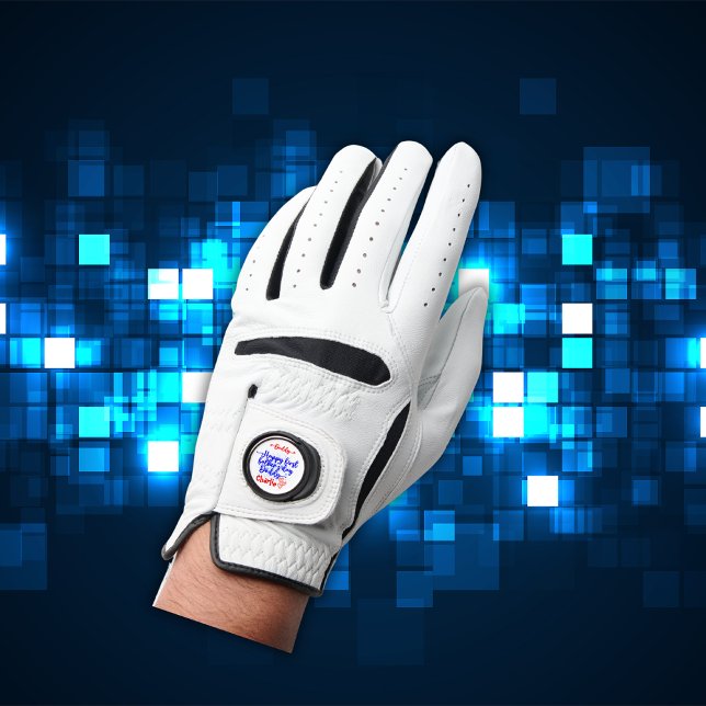 Happy First Father's Day Daddy | Golf Glove (Creator Uploaded)