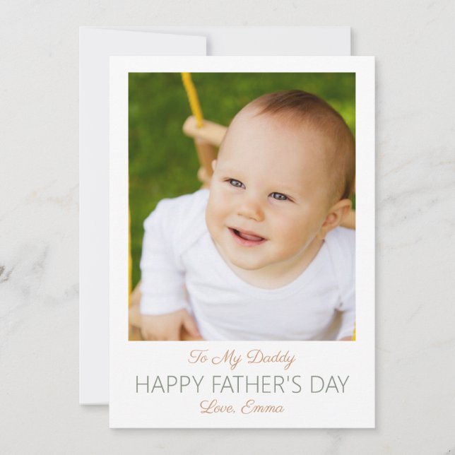 Happy First Father's Day From Baby (Front)