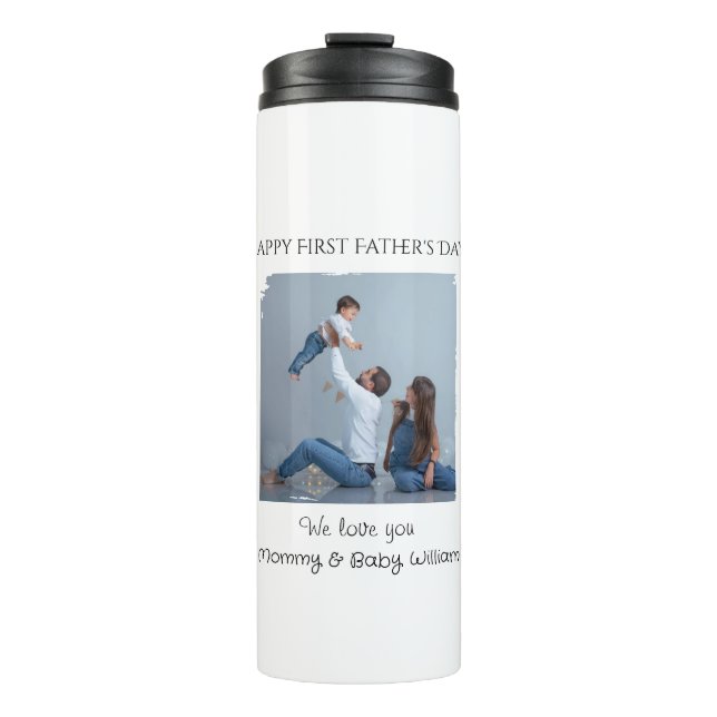 Happy First Father's Day - from Mommy and Baby |  Thermal Tumbler (Front)