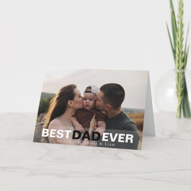 Happy First Father's Day from Wife Thank You Card (Front)