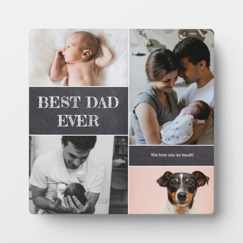 Happy First Fathers day New Dad best Dad Plaque