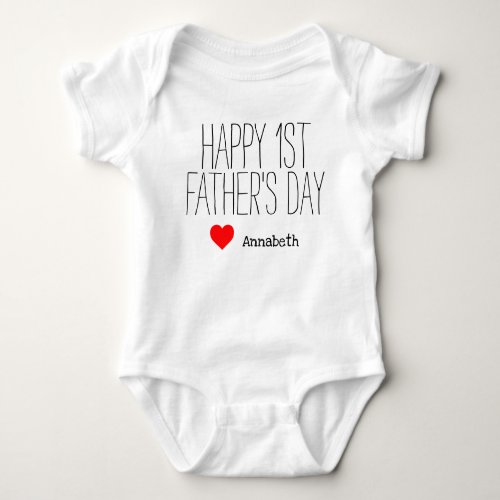 Happy First FATHERs Day Shirt