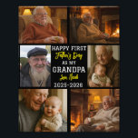 Happy First Grandpa Day Photo Collage<br><div class="desc">Celebrate a special milestone with this Happy First Grandpa Day Photo Collage Enlargement! Thoughtfully designed to honor a brand-new grandpa, this personalized photo print features a collage of cherished baby and family photos alongside a custom heartfelt message. Printed on premium-quality photo paper with vibrant detail, it's perfect for framing and...</div>
