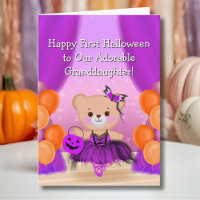 Happy First Halloween Ballerina Granddaughter