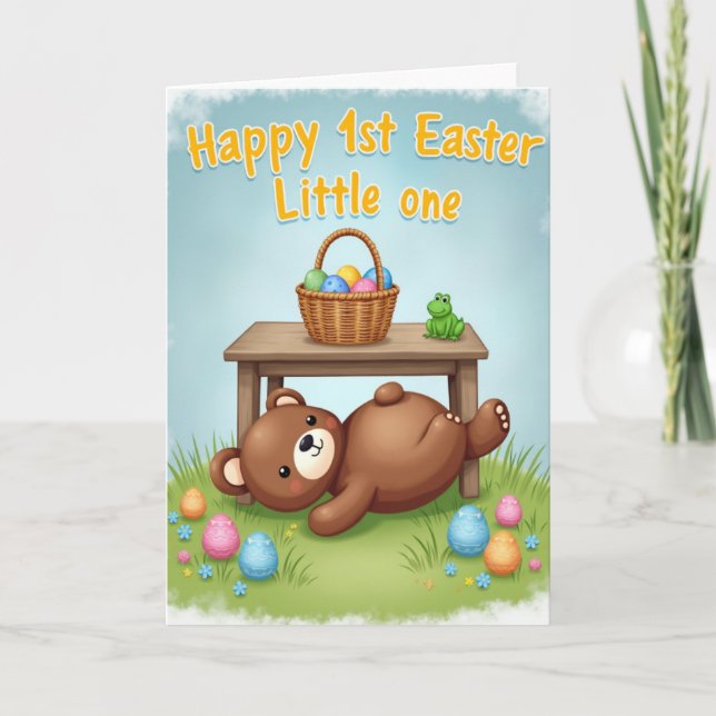 Happy First Holiday Little One Card (Front)