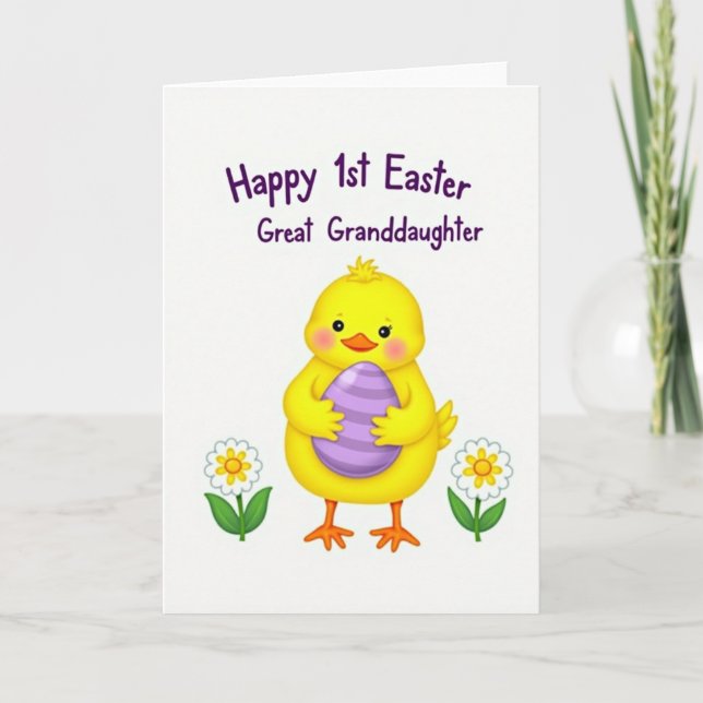 Happy First Milestone Card (Front)