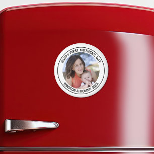 Happy First Mother’s Day Custom Photo & Text Magnet