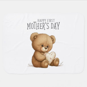 Happy First Mothers Day Baby Blanket