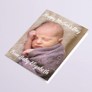 Happy First Mother's Day Baby Photo Card