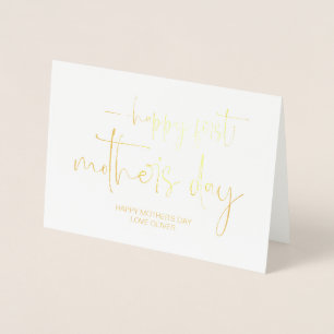Happy First Mother's Day Best Mom Ever New Mom Foil Card
