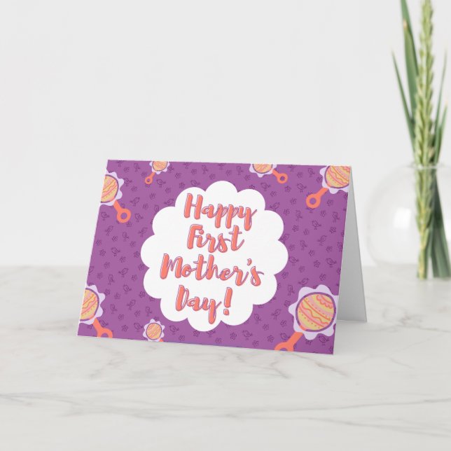 Happy First Mother's Day Card (Front)