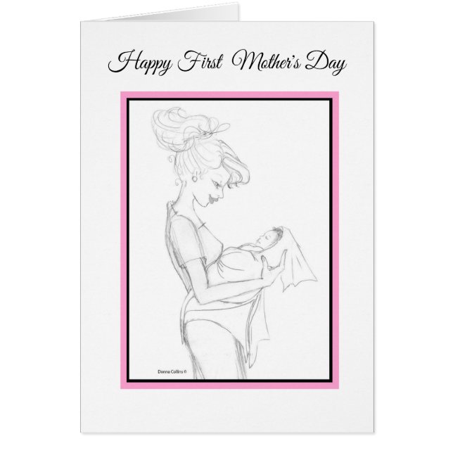 Happy First Mother's Day Card (Front)