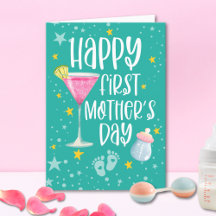 Happy First Mother's Day Cute Modern