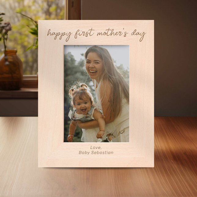 Happy First Mother's Day Engraved Frames (Creator Uploaded)