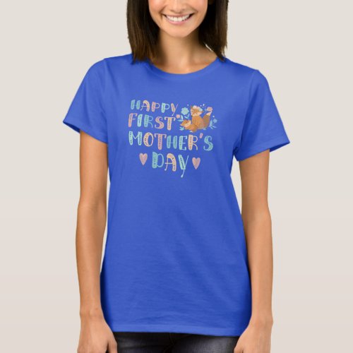Happy First Mothers Day For Daughter_in_Law Boho T_Shirt