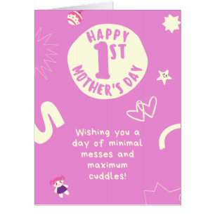 Happy First Mother's Day Giant/Group Card