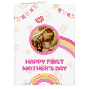 Happy First Mother's Day Giant Photo Card