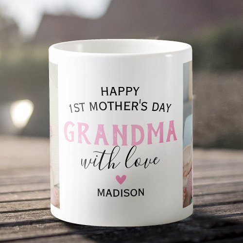 Happy First Mothers Day Grandma Photo Coffee Mug