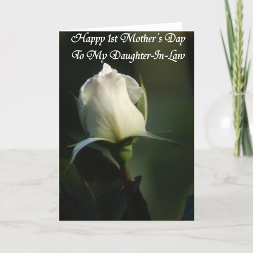 Happy First Mothers Day greeting card