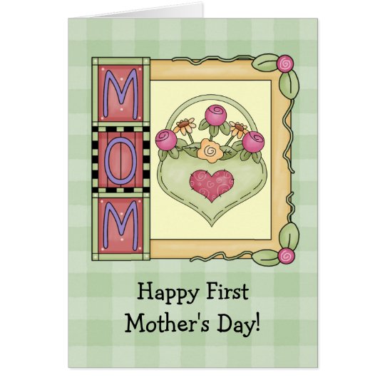 Happy First Mother's Day Greeting Cards | Zazzle.com