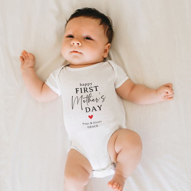 Happy First Mother's Day' Keepsake Baby Bodysuit (Creator Uploaded)
