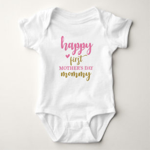 happy first mother's day baby grow