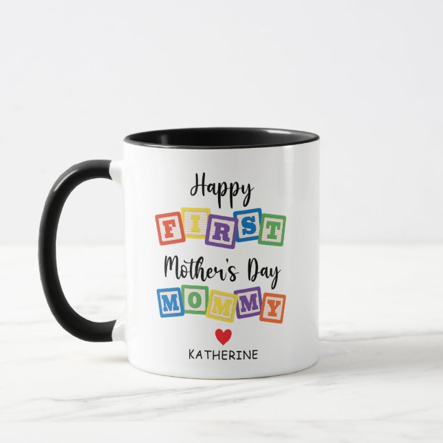 HAPPY FIRST MOTHER'S DAY MOMMY MUG (Left)