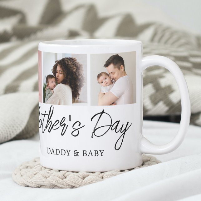 Happy First Mother's Day New Mom 5 Photo Collage   Coffee Mug (Creator Uploaded)