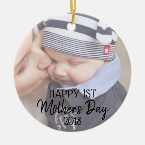 Happy First Mothers Day Ornament