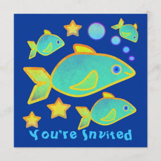 Happy Fish Invitations