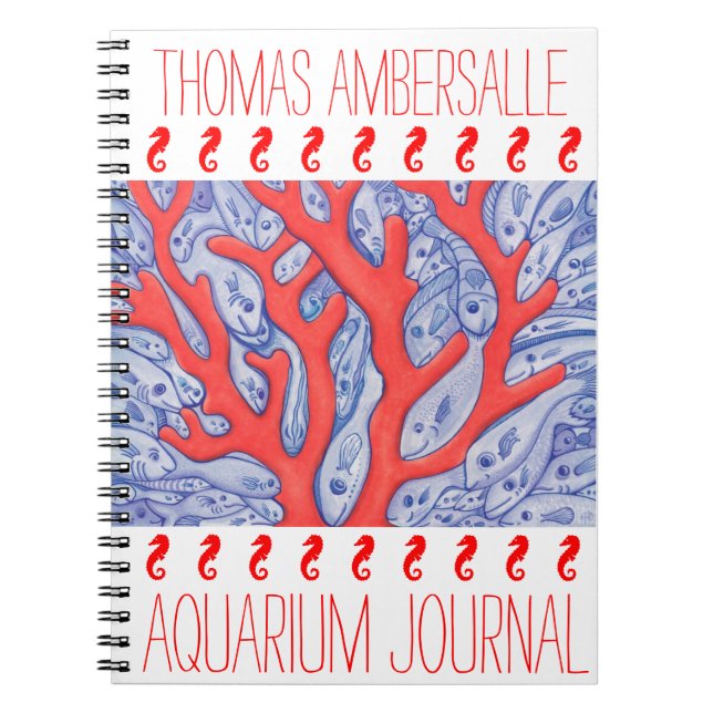 Happy Fish Personalized Aquarium Journal (Front)